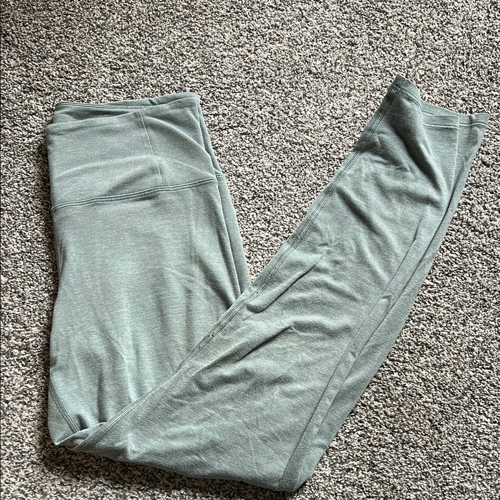 Girlfriend Collective light blue lounge leggings